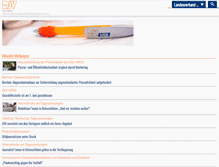 Tablet Screenshot of djv-nrw.de